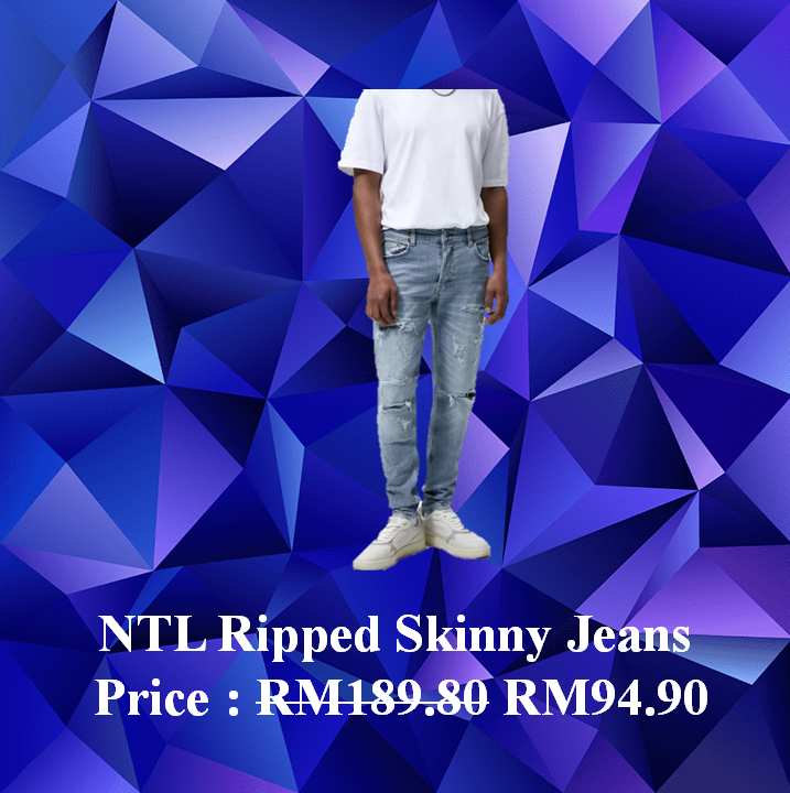 NTL Ripped Skinny Jeans