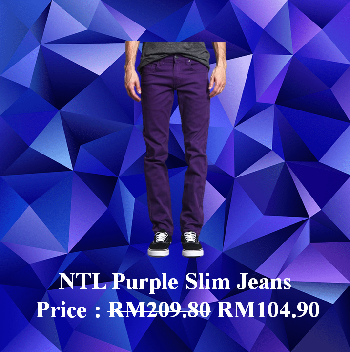 NTL Purple Slim Jeans