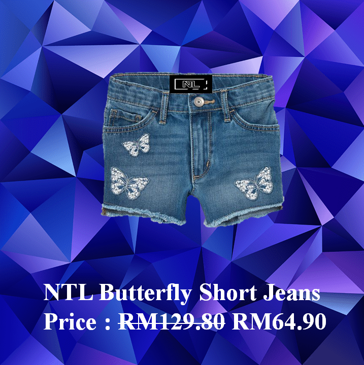 NTL Butterfly Short Jeans