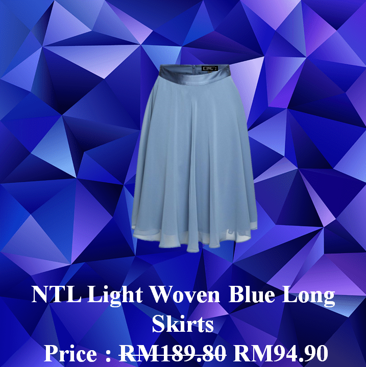 NTL Light Woven Blue Skirts