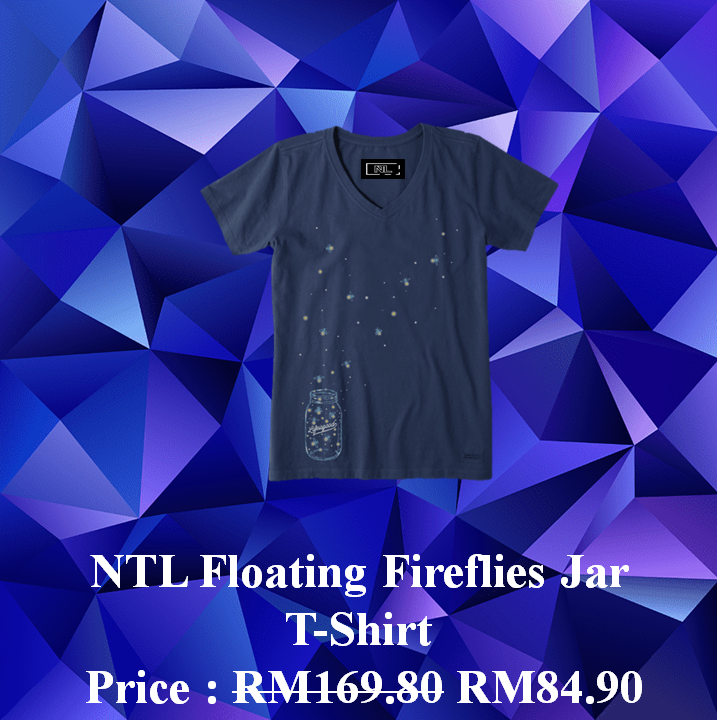 NTL Floating Fireflies Jar T-Shirt